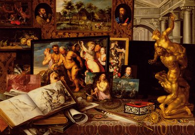 The Art Cabinet of Prince Royal Vladislav Sigismund Vasa, 1626 by Flemish School